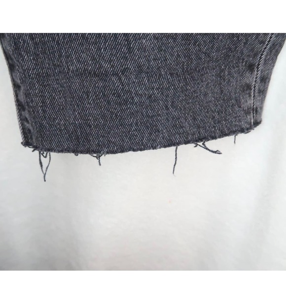 Levi’s wedgy slim straight leg butterfly black denim jeans size 28 - Picture 6 of 7